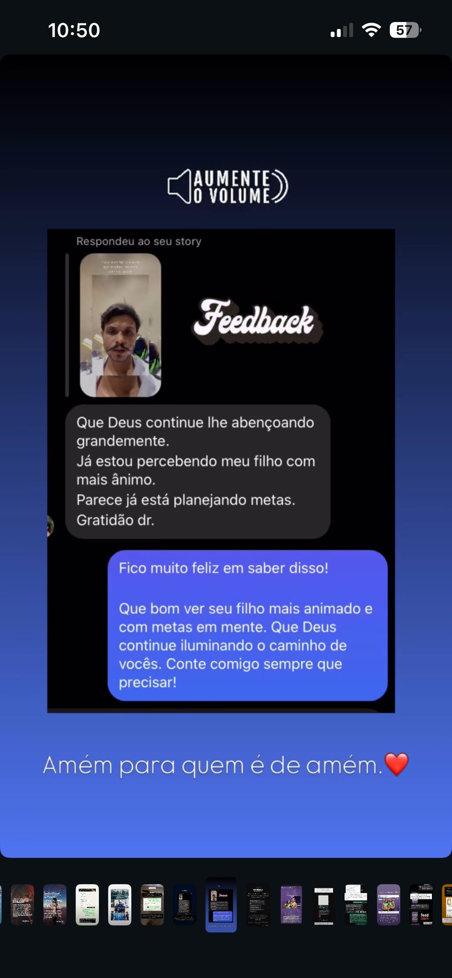 Depoimento de paciente